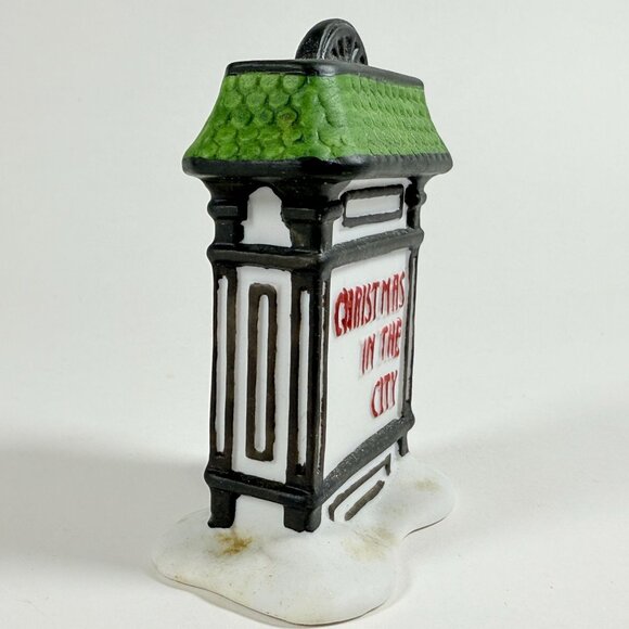 Dept 56 Christmas in the City Sign 5960-9 Heritage Village Decor - Picture 3 of 9